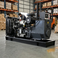 Générateur diesel silencieux Perkins 180 kVA 150 kW avec ATS, démarrage automatique, contrôleur Deep Sea, triphasé, pour usine, entrepôt, alimentation de secours d'urgence