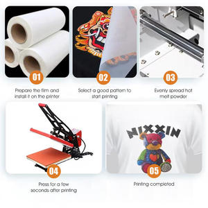 Venta caliente A3 DTF PET Film Impresión de transferencia de calor de alta temperatura para camisetas y ropa - Product Image 6