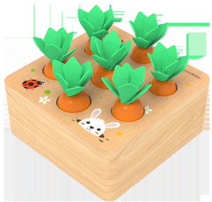Logo personalizzabile Montessori in legno Pull carota gioco giocattolo educativo <span class=keywords><strong>per</strong></span> 2 a <span class=keywords><strong>4</strong></span> <span class=keywords><strong>anni</strong></span> <span class=keywords><strong>bambini</strong></span> imballati in scatola - Product Image 3