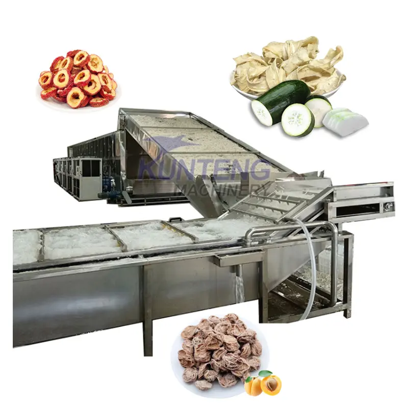 Frutta e verdura essiccata automatica zenzero carota cipolla patate mango chips di limone che fa macchina taglio di essiccazione linea di trasformazione