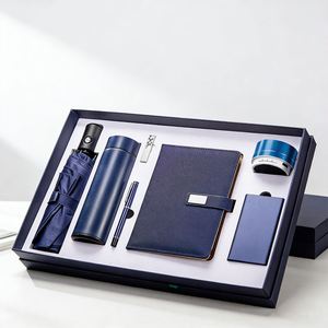 Artículos Promocionales, Cuaderno de PU, Regalo Ejecutivo Corporativo, Papelería de Oficina Personalizada con Bolígrafo, Juego de Caja de Regalo - Product Image 5