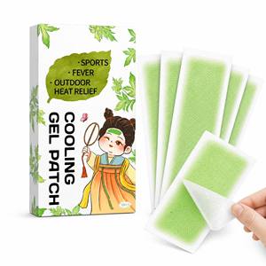 Parche de Gel Refrigerante de Hidrogel para Aliviar la <span class=keywords><strong>Fiebre</strong></span> en Niños y <span class=keywords><strong>Adultos</strong></span>, Almohadilla Refrescante para la Frente, Reduce la <span class=keywords><strong>Fiebre</strong></span>, OEM - Product Image 1