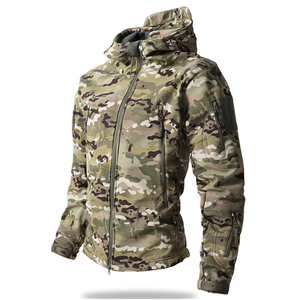 Veste trois-en-un pour homme et femme, en polaire softshell d'extérieur, coupe-vent, imperméable, respirante et chaude pour l'automne et l'hiver - Product Image 1