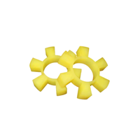 Accouplement à pince haute performance T 50-t 200 en polyuréthane jaune PU avec élément en aluminium de type araignée