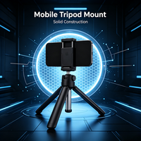 Penyangga Ponsel Fleksibel Gooseneck untuk Live Streaming, Menonton Video di Samping Tempat Tidur
