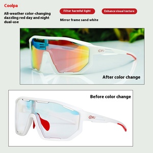 Gafas de Ciclismo Profesionales con Protección UV, Antirrayaduras, Ajustables, para Hombre y Mujer, Gafas de Sol para Ciclismo de Carretera, para Correr, Senderismo y Ciclismo - Product Image 4