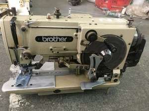 STORE USED JAPAN MADE BROTHERS 814 <b>BUTTON</b> HOLE LOCKSTITCH STRAIGHT SEWING MACHINE <b>BUTTON</b> HOLE MAKING SEWING MACHINE - Product Image 2