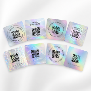 สติกเกอร์โฮโลแกรม QR Code ป้องกันการปลอมแปลง พร้อมหมายเลขซีเรียลเฉพาะ  ตรวจสอบการสแกน - Product Image 6