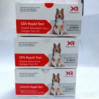 Premium Canine Parvovirus CPV Antigen Kombi-Schnelltest-Karte Tierarztpraxis Haustier-Diagnose-Kit für Hunde Tierkrankheits-Erkennung