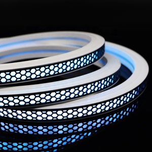 Nueva Tira <span class=keywords><strong>LED</strong></span> <span class=keywords><strong>de</strong></span> Silicona Flexible Antideslumbrante Honeycomb 1616 con Clasificación IP67, Control Remoto y Atenuación, <span class=keywords><strong>para</strong></span> Uso en Exteriores, DC24V - Product Image 2