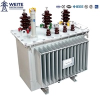 Transformador Sumergido en Aceite de 11kV, 1600kVA, Trifásico, Bobinado de Cobre, 400V, Certificado CE, 250kVA, Distribución de Energía Industrial Personalizada