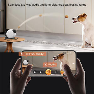 Pet Feeder 1080p HD Video Recording <b>Dog</b> <b>Automatic</b> WiFi Remote Control Pet <b>Treat</b> <b>Dispenser</b> with Camera Charge Plastic - Product Image 6