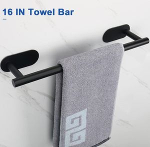 El juego de <span class=keywords><strong>accesorios</strong></span> de <span class=keywords><strong>baño</strong></span> de 5 piezas incluye una <span class=keywords><strong>roca</strong></span> de toalla autoadhesiva de 16 "+ soporte de papel higiénico + 3 <span class=keywords><strong>accesorios</strong></span> de ganchos multifuncionales - Product Image 3