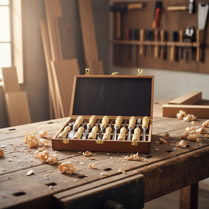 Juego de Cinceles para Tallar Madera de Grado Industrial con Puntas de Acero RT-M112RT-M107, Juego de 12 Piezas, Kit Completo para Trabajos Detallados - Product Image 4