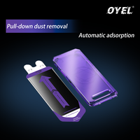 9H Verre Trempé HD Privacy Mili Tary Étui Incassable Amical Pull Down Dépoussiérage 2 Pack pour iPhone Protecteur D'écran