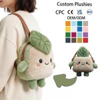 Sac bandoulière en peluche douce ITA personnalisé, motif robot extraterrestre de dessin animé, avec sangle réglable, cadeau mignon pour enfants (filles et garçons)