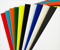 Plaque acrylique unie de haute opacité, couleur uniforme, en PMMA, pour la décoration, la signalétique et la fabrication