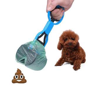Köpek kedi hayvan atık <span class=keywords><strong>Pooper</strong></span> <span class=keywords><strong>Scooper</strong></span> uzun sap çene Scoop Scoop bok açık temizleyici Pick Up Pet ürünleri aksesuarları - Product Image 1
