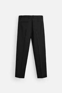 Pantalon formel slim fit noir sur mesure pour homme 2025, adapté à un usage quotidien au bureau, style urbain européen et américain - Product Image 4