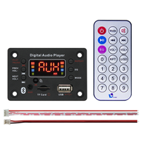 Module décodeur MP3 WMA sans fil Bluetooth 5.0 VIRE 12V pour autoradio, avec écran couleur, lecteur MP3, USB, TF, radio FM