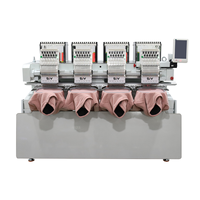 SIV Machine à broder à quatre têtes de haute qualité contrôlée par ordinateur chinoise nouvelle et automatique pour chapeau de t-shirt