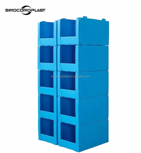 Warehouse Bin Storage Picking Bins Coreflute Bin Customized Clothing Pick <strong>Stacking</strong> Corrugated <strong>Plastic</strong> <strong>Boxes</strong> - Product Image 4