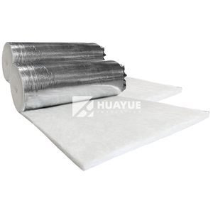 USA Euroclasse A1 Fire Rating FSK Rouleaux d'isolation des murs de plafond R11fiberglass Feuille d'aluminium ignifuge Rouleau de couverture en laine de verre - Product Image 1