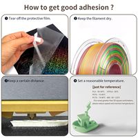 Feuille de plaque de construction flexible 265x250mm/10.43x9.84 pouces pour imprimante 3D Anycubi-Vyper plaque d'acier à ressort double face lisse PEL + PEB