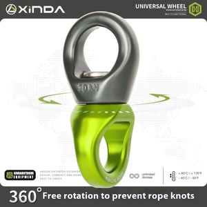 Poulie universelle Xinda <span class=keywords><strong>série</strong></span> H de troisième génération Rotation à 360 degrés pour l'alpinisme Protection contre les chutes à haute altitude - Product Image 6