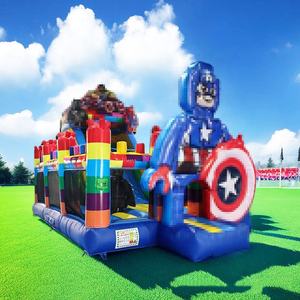 Castillo Inflable <span class=keywords><strong>de</strong></span> Superhéroes al por Mayor, Castillo Inflable Comercial <span class=keywords><strong>para</strong></span> Saltar, Brincolín <span class=keywords><strong>para</strong></span> Niños Pequeños, PVC <span class=keywords><strong>de</strong></span> 0.55 mm, Garantía <span class=keywords><strong>de</strong></span> 3 Años, Capacidad <span class=keywords><strong>de</strong></span> 600 kg - Product Image 1