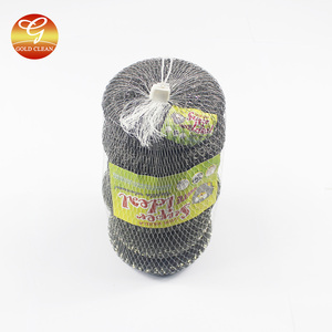 Spugne abrasive in acciaio zincato per cucina, spazzole per piatti ad alta resistenza all'abrasione, spugna abrasiva, spazzola in filo d'acciaio, fornite direttamente dalla fabbrica. - Product Image 6