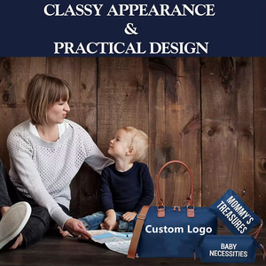 Bolsa de Maternidad Impermeable de Nailon Grande para <span class=keywords><strong>Hospital</strong></span>, Bolsa de Viaje para Pañales de Bebé, Bolsa de Cuidado del Bebé para Mamá - Product Image 6