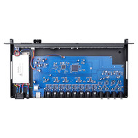 Système de gestion des enceintes audio professionnel DSP, processeur audio numérique, LA408, fréquence d'échantillonnage 192 kHz, 4 entrées 8 sorties, FIR intégré
