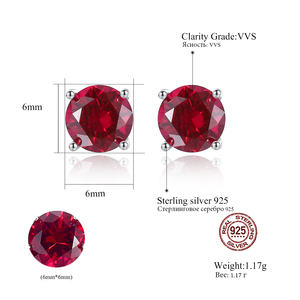 Brincos de Prata para As Mulheres Do Parafuso Prisioneiro CZCITY 2021 Esterlina 925 Mulheres Brinco Jóias Silv Coreano Brincos de Pedras Preciosas - Product Image 2