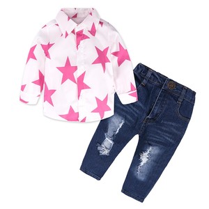 Ensemble de vêtements pour filles de 1 à 2 ans, 2 pièces, coton, décontracté, automne, <span class=keywords><strong>printemps</strong></span>, manches longues, ensembles de vêtements pour filles, vente en gros - Product Image 2