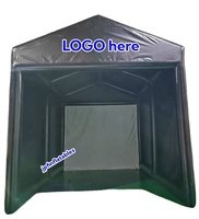Nouvelle arrivée, cage de simulateur de golf gonflable étanche à l'air à vendre, enclos de simulateur de golf gonflable avec toit en pointe