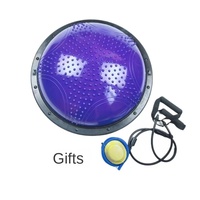 Ballon de yoga et de Pilates anti-explosion épaissi de 58 cm, pour fitness, santé, massage et équilibre, en PU, modèle tendance