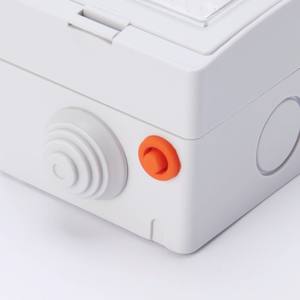 ปลั๊กไฟอัจฉริยะ <span class=keywords><strong>LAPU</strong></span> IP55 กันน้ำ พร้อม Wi-Fi แบบ EU 2 ขา 16A สำหรับห้องน้ำและลานบ้าน - Product Image 3