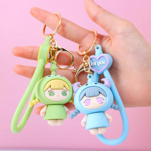 Porte-clés Nini Paradise de style usine, pendentif de sac simple en forme de poupée de dessin animé, cadeau d'anniversaire pour fille - Product Image 2