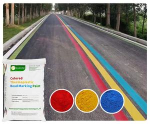 طلاء علامات الطرق عالي الانعكاس قوي الالتصاق سريع الجفاف أبيض/أصفر طلاء حراري مسحوق مظهره حراري اللزوجة - Product Image 2