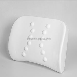 メモリフォームバックレストクッションオフィスチェア用カーシート腰椎サポート調整可能枕人間工学的デザイン - Product Image 6