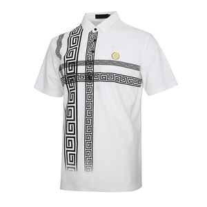 <span class=keywords><strong>Polo</strong></span> <span class=keywords><strong>blanc</strong></span> à <span class=keywords><strong>manches</strong></span> <span class=keywords><strong>courtes</strong></span> pour hommes accepte les <span class=keywords><strong>manches</strong></span> <span class=keywords><strong>courtes</strong></span> à la mode simple pour hommes personnalisés - Product Image 1