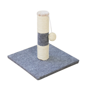 Árbol Compacto para Gatos con Poste Rascador de Sisal, Mueble Ahorrador de Espacio para Gatos, Juguete de Autoentretenimiento - Product Image 3