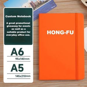 Promotional Custom Logo A5 A6 <b>Notebook</b> Sets With Elastic Closures for <b>Campus</b> and Exhibitions Giveaways - Product Image 5
