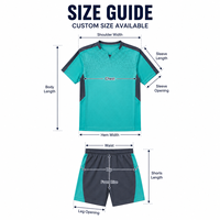 Ensemble de maillot et short de football personnalisés pour jeunes, col en V, uniforme de sublimation pour l'entraînement de football junior et les compétitions de club