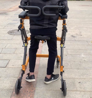 Support de hauteur réglable sans paliers GT03, équipement d'entraînement à la marche, entraîneur de marche pour les personnes atteintes d'AVC, de paralysie cérébrale, handicapées, adultes âgés