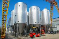 Réservoir de fermentation de bière artisanale Tonsen 20000 L 200HL 20T en acier inoxydable avec contrôle de la température de refroidissement