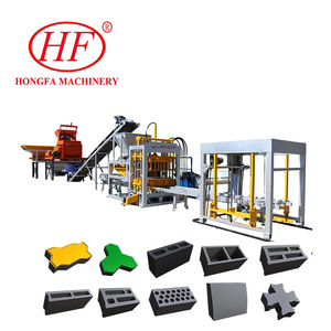 Mới 220V hiệu quả sử dụng nhà rỗng khối máy làm dây chuyền sản xuất gạch xi măng PLC hộp số bơm động cơ khuôn động cơ CÁT BAY - Product Image 1