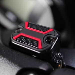 XYRAcing NMAX 20202023 מכסה הגנה על גוף מכסה מאגר נוזל בלמים (גומי) דגם XY-p21 אבזר התאמה אוניברסלי - Product Image 3