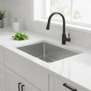 [CALMFORTE] CALMFORTE 550 Thick Steel Embo Finished Sink with PREMIUM HAND MADE SINK Craftsmanship and Noise Reducing <b>Padding</b> - Product Image 3